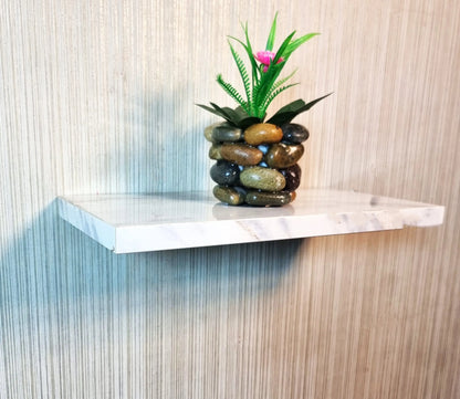 Home & Office Wall Floating Premium Quality Shelve, Marble White Floating Shelf, Wall Shelf, Wall Decor Shelf My Store