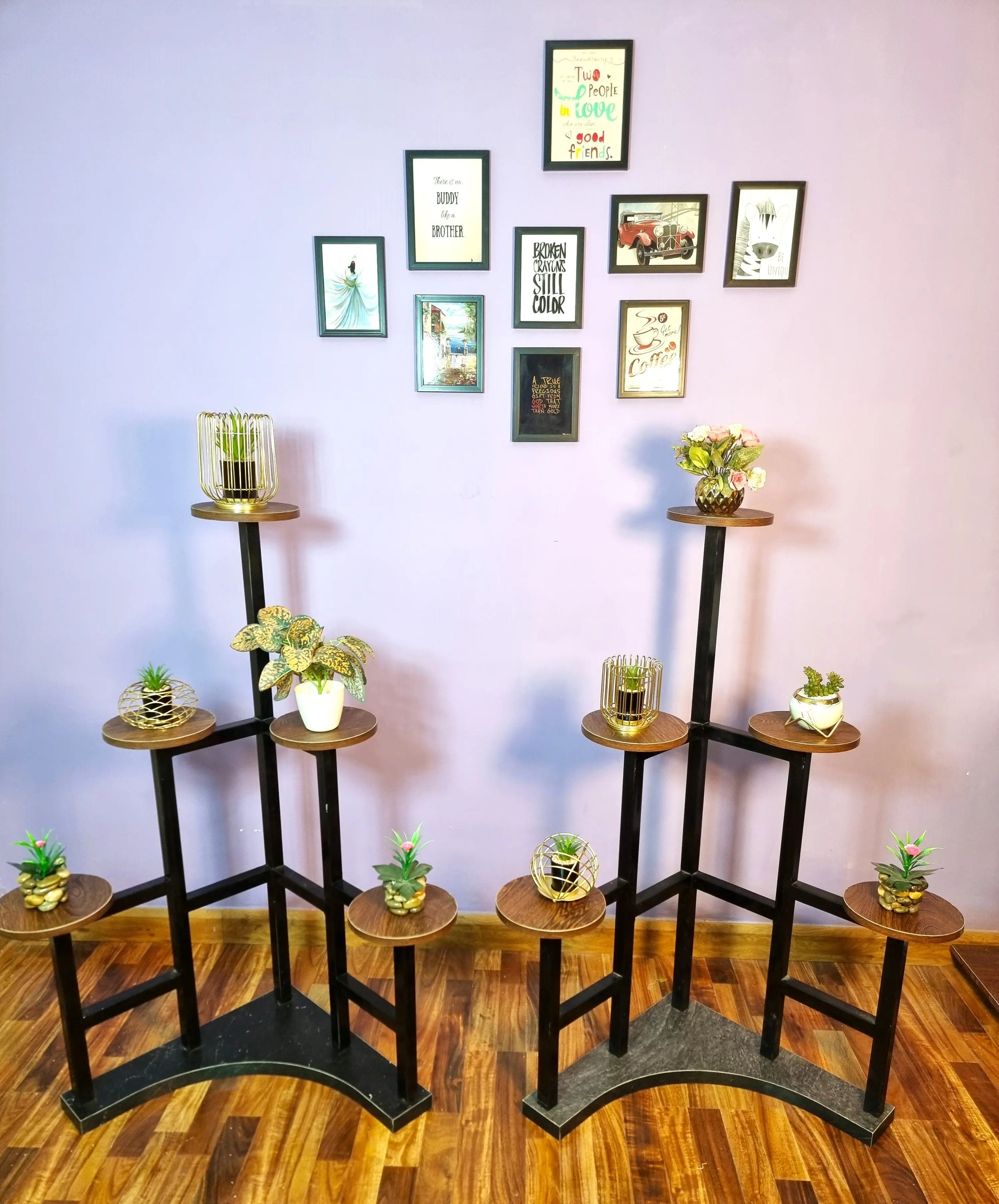 Premium Quality Planter Stand 02-Pieces-(Pair), Plant Decor Stand, Decor Planter Stand, Decorative Planter Stand, Decor Furniture, indoor Furniture, Artificial Planter Stand. Samaar International