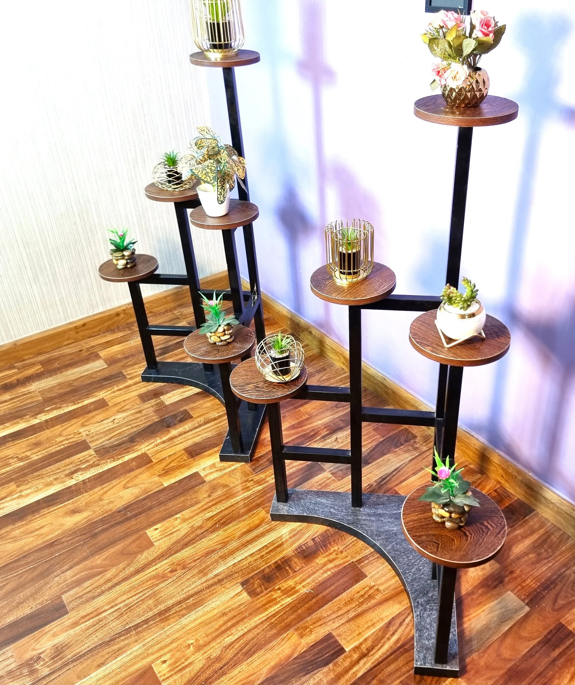 Premium Quality Planter Stand 02-Pieces-(Pair), Plant Decor Stand, Decor Planter Stand, Decorative Planter Stand, Decor Furniture, indoor Furniture, Artificial Planter Stand. Samaar International