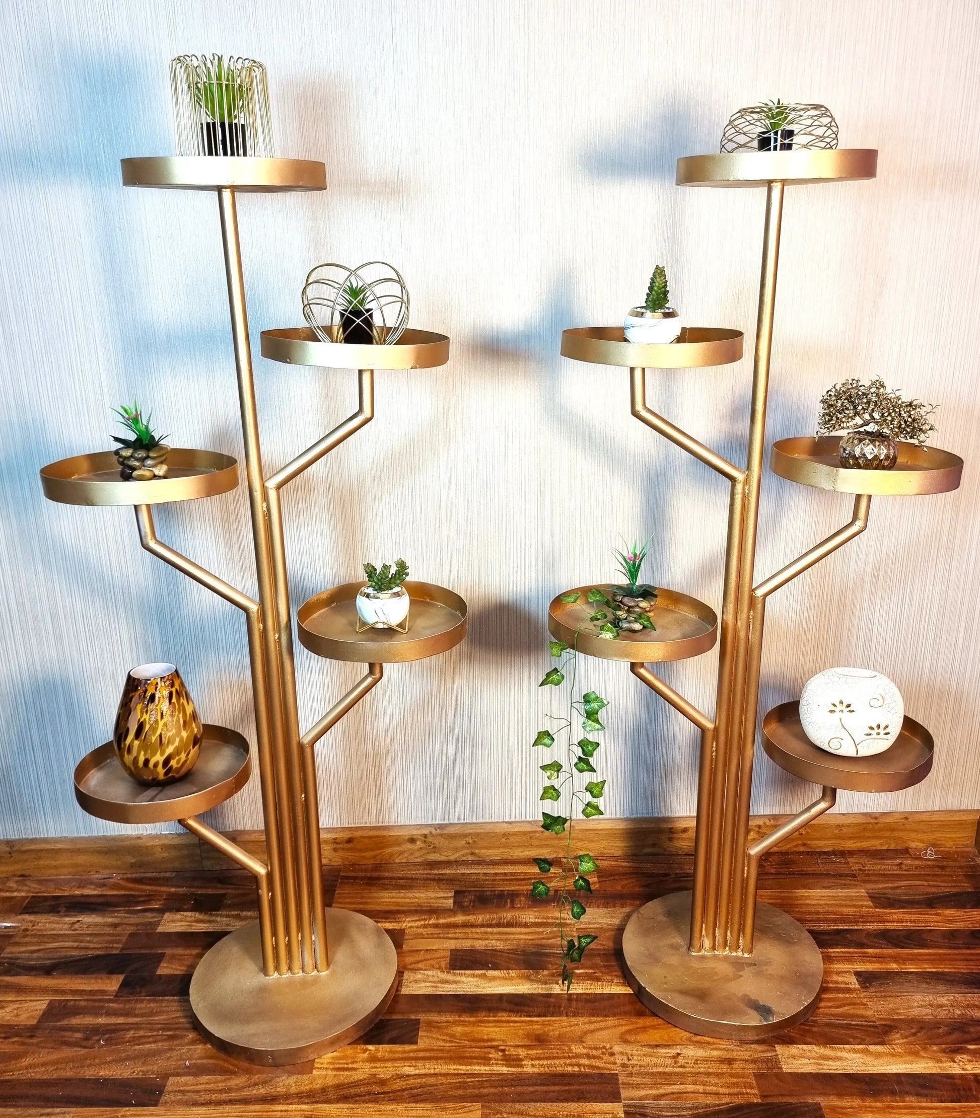 Premium Quality Planter Stand, (Pair-02 Piece), Plant Decor Stand, Decor Planter Stand, Decorative Planter Stand, Decor Furniture, indoor Furniture, Artificial Planter Stand. Samaar International