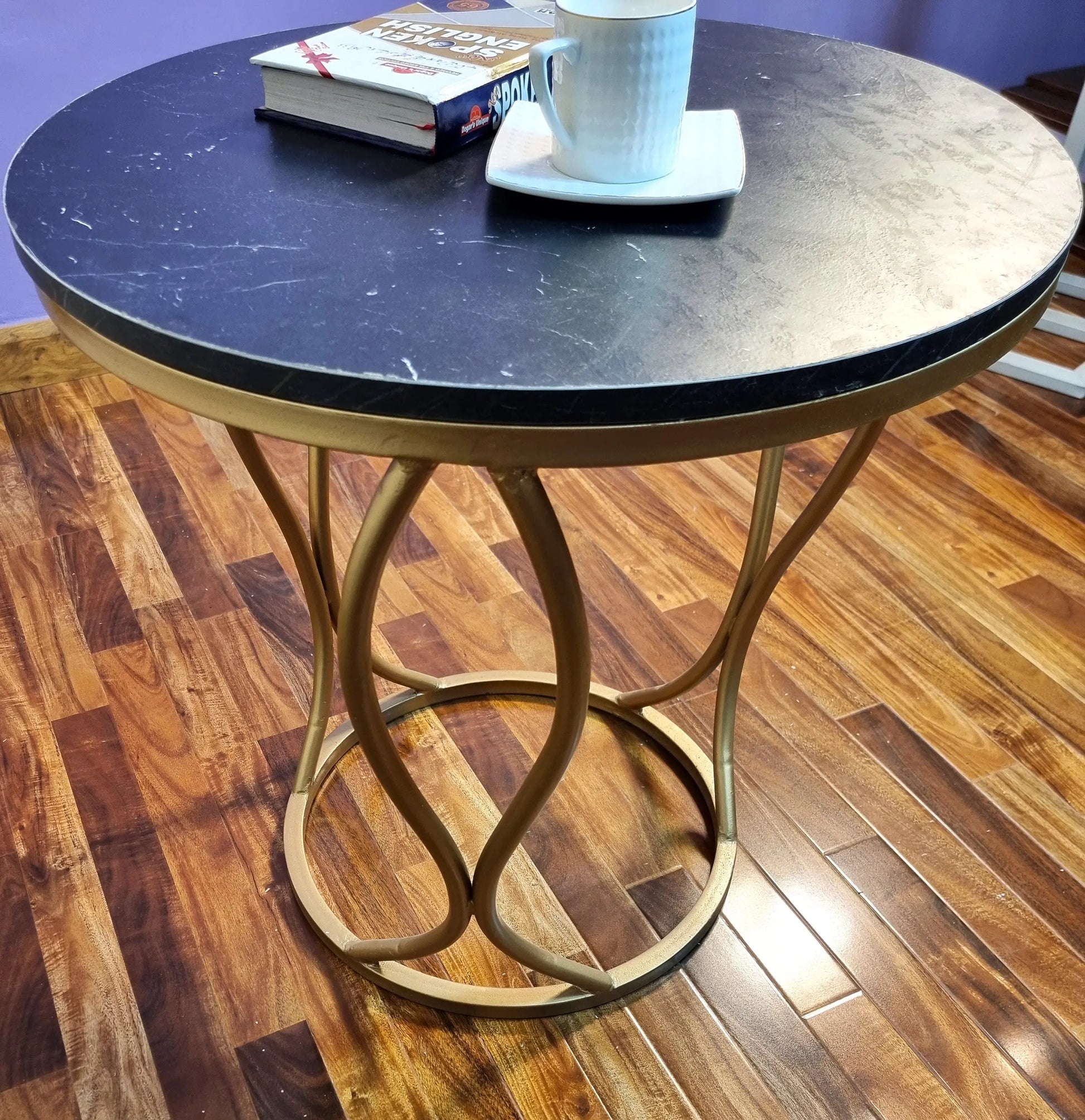 Black Marble Top Table, Premium Quality Coffee Table, Side Table, Coffee Decor Table, Coffee Side Decor Table, Iron Table, MS Table, Iron Coffee Table, MS Coffee Table, Iron Coffee Side Decor Table My Store