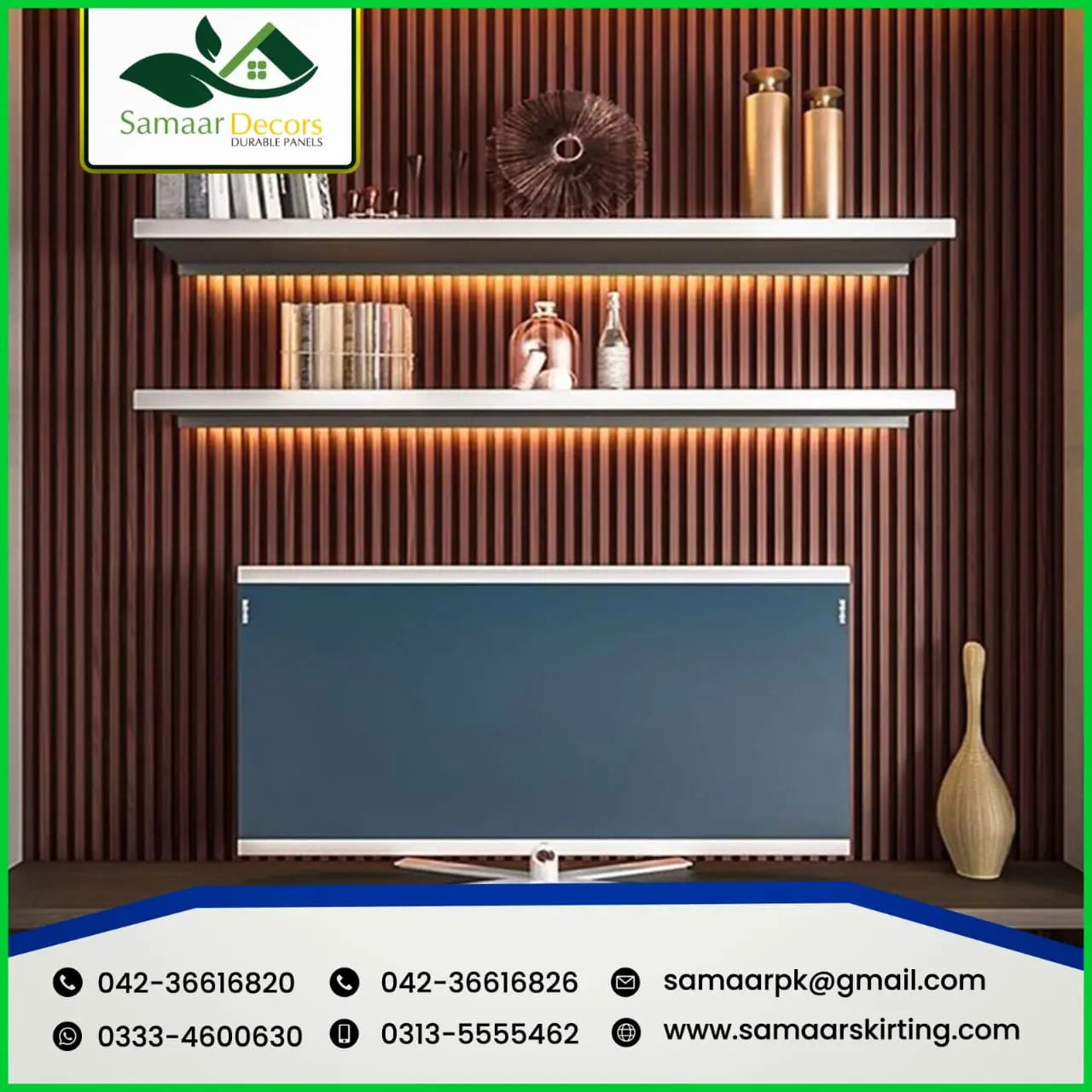 Home Office PS-Wall Panels, WPC Wall Panel, Extreme Quality, Unbreakable Panel, (Send us the Panel number for your Order) My Store