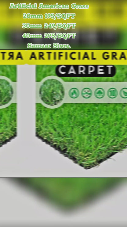 Artificial Grass, AstroTurf, Premium Quality Grass, Green Grass, Green Carpet 1 Feet x 1 Feet, (12 inch by 12 inch), 20mm,30mm,40mm,50mm,